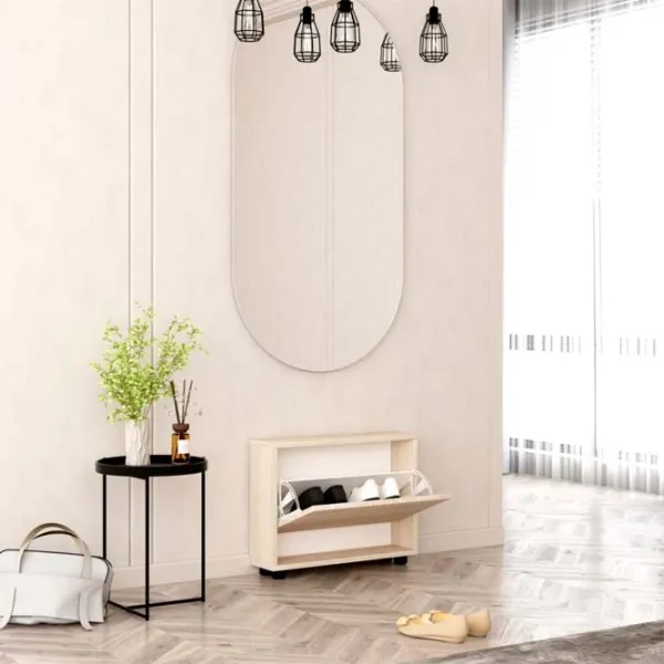Dulap pentru încălțăminte Mobildor-Lux LEO Slim 47 x 90 x 16 /Sonoma /Sonoma photo 2 Dulap pentru încălțăminte Mobildor-Lux LEO Slim 47 x 90 x 16 /Sonoma /Sonoma photo 2