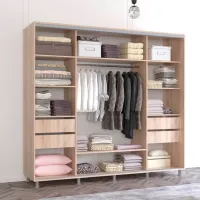 Dulap Mobildor-Lux Aron K 270 x 60 x 220 / PAL / Sonoma photo 3