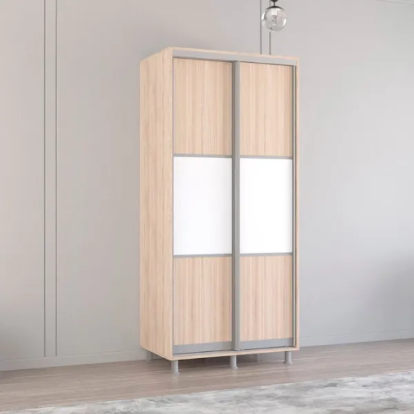 Dulap Mobildor-Lux Aron K 100 x 60 x 200 / PAL / Sonoma photo 2