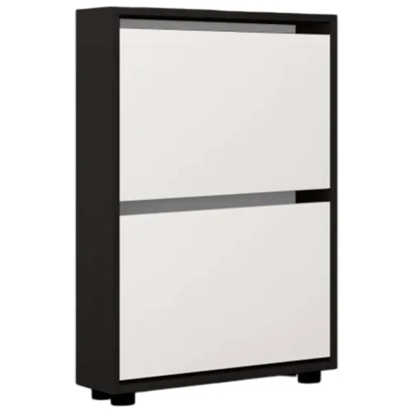 Dulap pentru încălțăminte Mobildor-Lux LEO Slim 86 x 90 x 16 /Anthracite /Anthracite photo 1 Dulap pentru încălțăminte Mobildor-Lux LEO Slim 86 x 90 x 16 /Anthracite /Anthracite photo 1