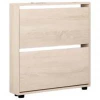 Dulap pentru încălțăminte Mobildor-Lux LEO Slim 86 x 90 x 16 /Sonoma /Sonoma