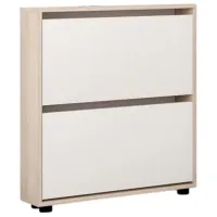 Dulap pentru încălțăminte Mobildor-Lux LEO Slim 86 x 90 x 16 /Sonoma /Sonoma