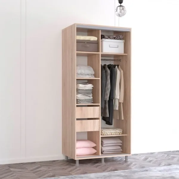 Dulap Mobildor-Lux Aron K 170 x 60 x 200 / PAL / Sonoma photo 3