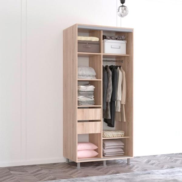 Dulap Mobildor-Lux Aron K 170 x 60 x 200 / PAL / Sonoma photo 3