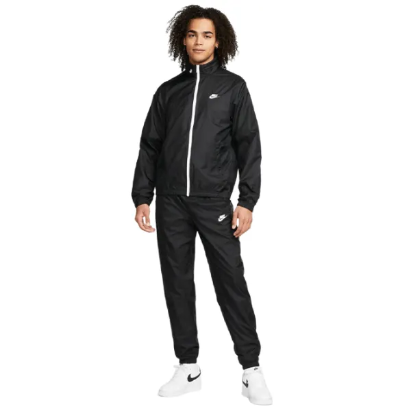 Costum sportiv pentru bărbați Nike M Club Lined Woven Tracksuit  / L / Black photo 1 Costum sportiv pentru bărbați Nike M Club Lined Woven Tracksuit  / L / Black photo 1
