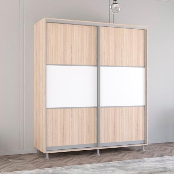 Dulap Mobildor-Lux Aron K 190 x 60 x 200 / PAL / Sonoma photo 3