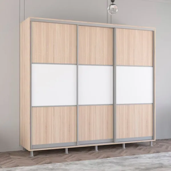 Dulap Mobildor-Lux Aron K 240 x 60 x 240 / PAL / Sonoma photo 2