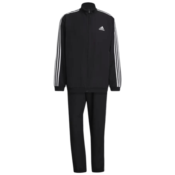 Спортивный костюм для мужчин Adidas 3 Stripes Woven 180 / / Черный photo 1 Спортивный костюм для мужчин Adidas 3 Stripes Woven 180 / / Черный photo 1