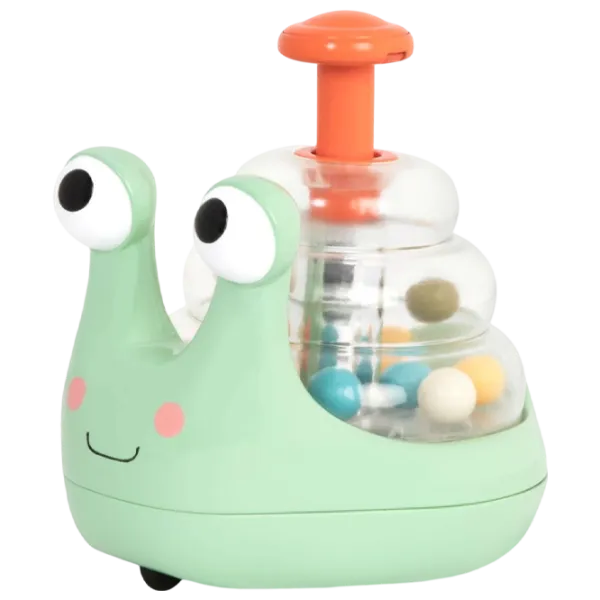 Joc educativ Battat Rolling Light-up Snail Popper 1+/ Dezvoltare photo 1