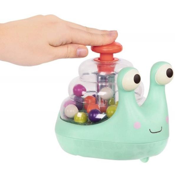 Joc educativ Battat Rolling Light-up Snail Popper 1+/ Dezvoltare photo 2