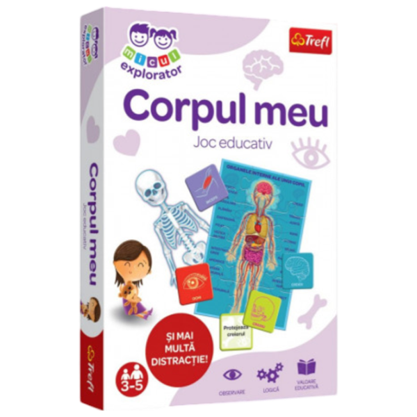 Joc educativ Trefl Human body 3+/ Dezvoltare photo 1
