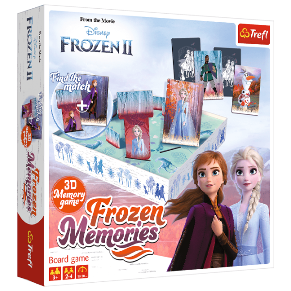 Joc de masă Trefl Frozen 2 3+/ Memorie photo 2