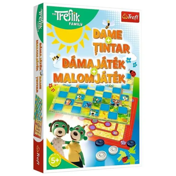Настольная игра Trefl Trefliki  5+/ Шашки photo 1