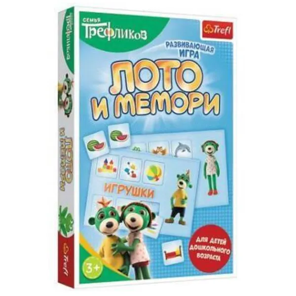 Настольная игра Trefl Lotto-Memos 4+/ Лотерея photo 2