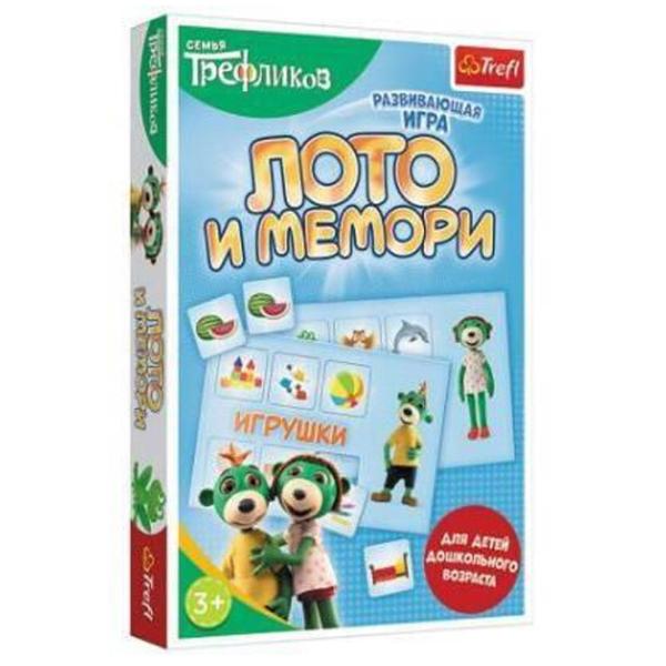Настольная игра Trefl Lotto-Memos 4+/ Лотерея photo 2