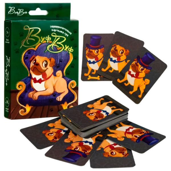 Настольная игра Strateg Dog Vuf-Vuf 7+/ Игральные карты photo 1