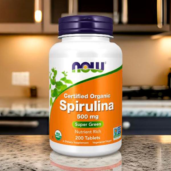 Complexe preantrenament Now Foods Spirulina 500 mg (733739026989) 3 g photo 3 Complexe preantrenament Now Foods Spirulina 500 mg (733739026989) 3 g photo 3