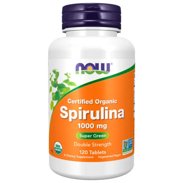 Complexe preantrenament Now Foods Spirulina 1000 mg (733739027153) 3 g photo 1 Complexe preantrenament Now Foods Spirulina 1000 mg (733739027153) 3 g photo 1