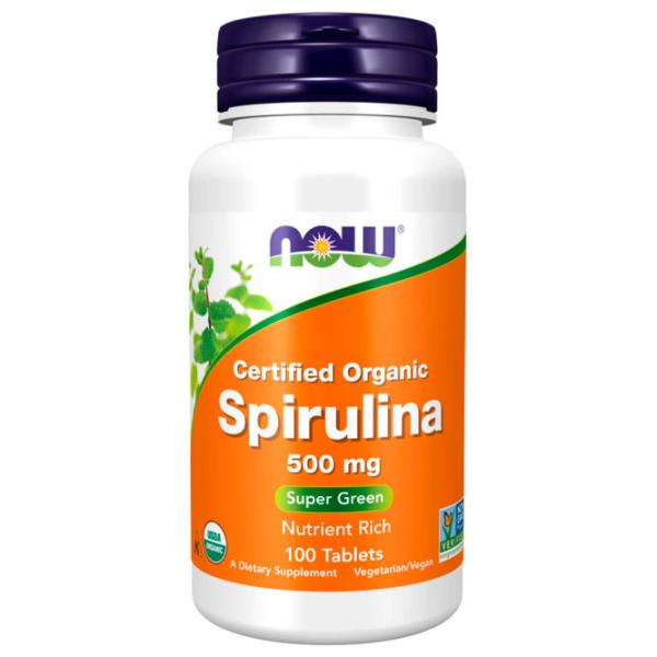 Complexe preantrenament Now Foods Spirulina 500 mg (733739026965) 3 g photo 1 Complexe preantrenament Now Foods Spirulina 500 mg (733739026965) 3 g photo 1