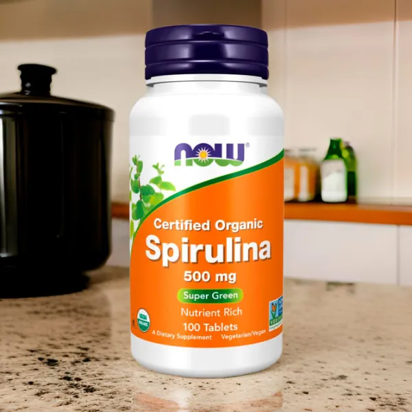 Complexe preantrenament Now Foods Spirulina 500 mg (733739026965) 3 g photo 3 Complexe preantrenament Now Foods Spirulina 500 mg (733739026965) 3 g photo 3