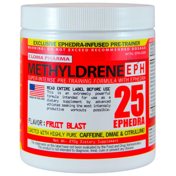 Complexe preantrenament Cloma Pharma Methyldrene EPH (859613638472)  photo 1 Complexe preantrenament Cloma Pharma Methyldrene EPH (859613638472)  photo 1