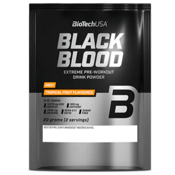 Complexe preantrenament BioTechUSA Black Blood NOX+ (5999076232383)  photo 1