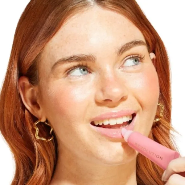 Balsam de buze Revolution Juicy Peptide  0.008l / Pink photo 3 Balsam de buze Revolution Juicy Peptide  0.008l / Pink photo 3