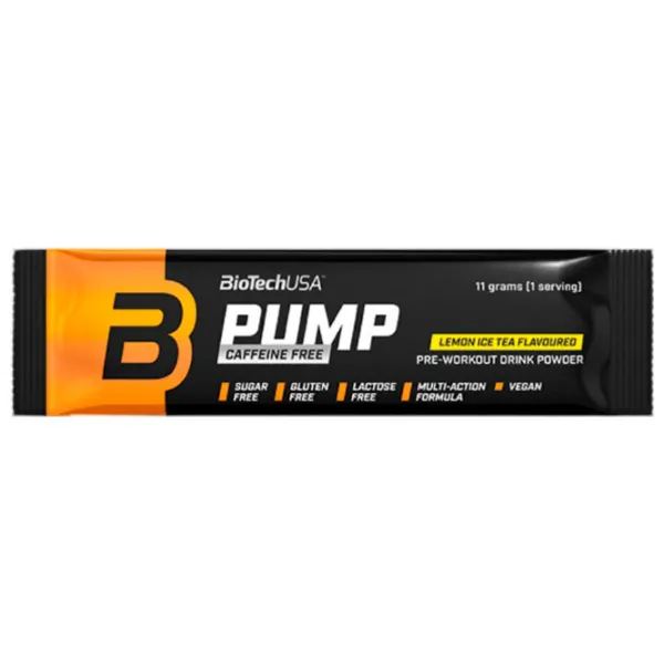 Complexe preantrenament BioTechUSA Pump Caffeine free (5999076251698) 11 g photo 1