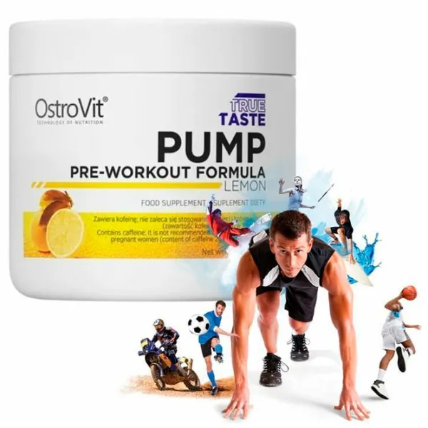 Complexe preantrenament OstroVit Pump Pre-Workout 300 (5902232611298)  photo 2 Complexe preantrenament OstroVit Pump Pre-Workout 300 (5902232611298)  photo 2
