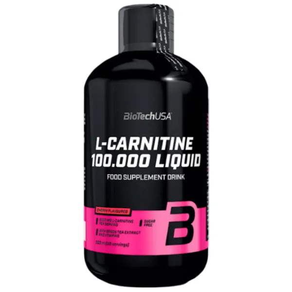 Arzătoare de grăsime BioTechUSA L-carnitine 100.000 Liquid (5999076204489)  photo 1 Arzătoare de grăsime BioTechUSA L-carnitine 100.000 Liquid (5999076204489)  photo 1