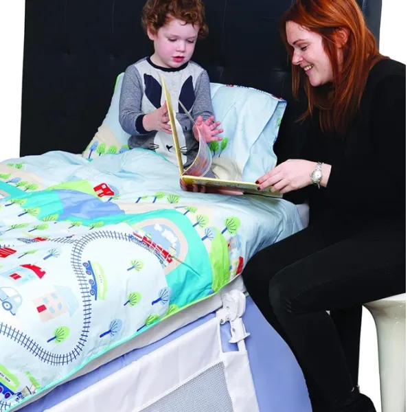 Barieră pentru pătuț DreamBaby G7762  White / Poliester photo 3 Barieră pentru pătuț DreamBaby G7762  White / Poliester photo 3