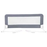 Barieră pentru pătuț DreamBaby G7760  Grey / Bumbac