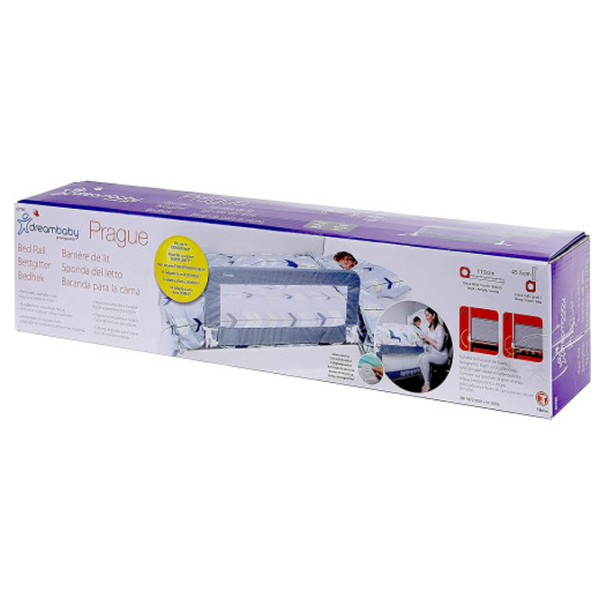 Barieră pentru pătuț DreamBaby G7760  Grey / Bumbac photo 2