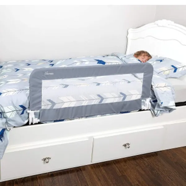 Barieră pentru pătuț DreamBaby G7760  Grey / Bumbac photo 4