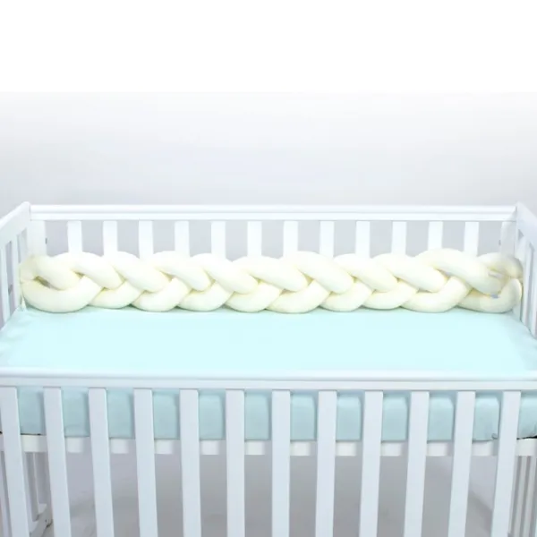 Плетеный бортик для кроватки Veres 154.02.9  Milk / Plush photo 4