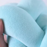 Bară de protecție impletită pentru pătuț Veres 154.02.2 Blue / Plush photo 2