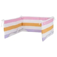 Barieră pentru pătuț Chipolino SPBUMP02401  Multicolor / Bumbac