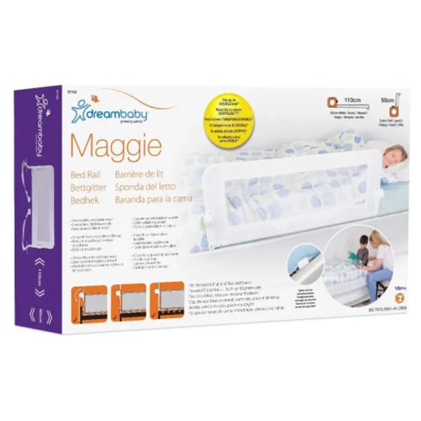 Barieră pentru pătuț DreamBaby G7742  Grey / Metal photo 1