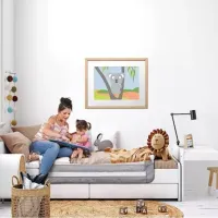 Барьер для кроватки DreamBaby G7750 Grey / Сетка photo 3