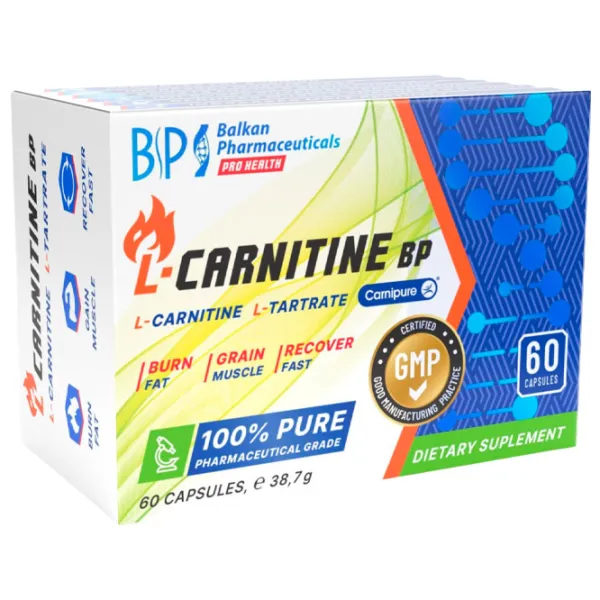Жиросжигатели Balkan Pharmaceuticals L-Carnitine (4840982011740) 60 photo 1 Жиросжигатели Balkan Pharmaceuticals L-Carnitine (4840982011740) 60 photo 1