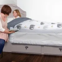 Барьер для кроватки DreamBaby G7752 Белый / Сетка photo 2