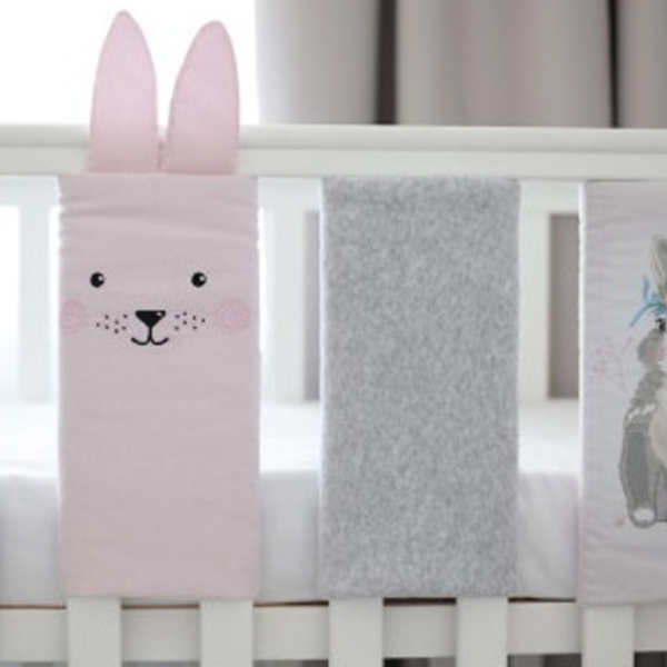 Set gard-bară de protecție Veres 154.05.11  Pink / Bumbac photo 2