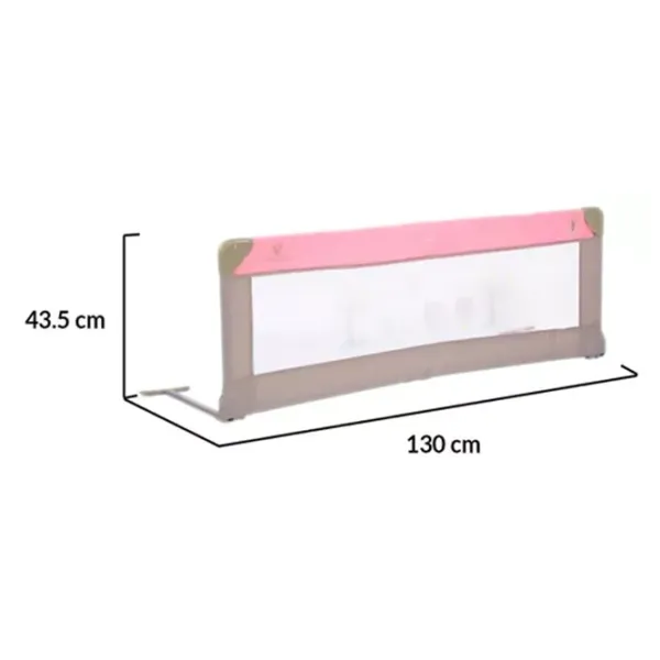Barieră pentru pătuț Cangaroo 3800146247317  Pink / Poliester photo 2