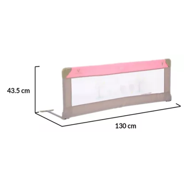 Barieră pentru pătuț Cangaroo 3800146247317  Pink / Poliester photo 2