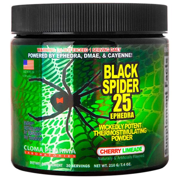 Arzătoare de grăsime Cloma Pharma Black Spider Powder (859613252203) 100 photo 1 Arzătoare de grăsime Cloma Pharma Black Spider Powder (859613252203) 100 photo 1