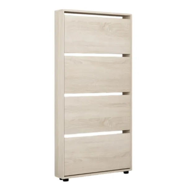 Dulap pentru încălțăminte Mobildor-Lux LEO Slim 164 x 90 x 16 /Sonoma /Sonoma photo 1