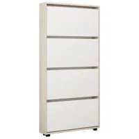 Dulap pentru încălțăminte Mobildor-Lux LEO Slim 164 x 90 x 16 /Sonoma /Sonoma