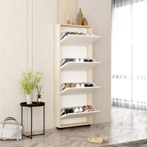 Dulap pentru încălțăminte Mobildor-Lux LEO Slim 164 x 90 x 16 /Sonoma /Sonoma photo 2 Dulap pentru încălțăminte Mobildor-Lux LEO Slim 164 x 90 x 16 /Sonoma /Sonoma photo 2