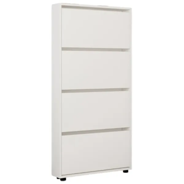 Dulap pentru încălțăminte Mobildor-Lux LEO Slim 164 x 90 x 16 /White /White photo 1 Dulap pentru încălțăminte Mobildor-Lux LEO Slim 164 x 90 x 16 /White /White photo 1