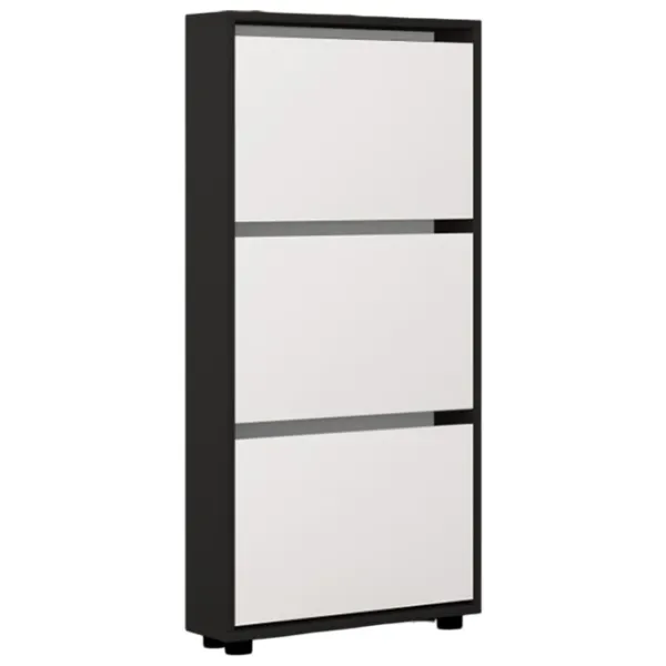 Dulap pentru încălțăminte Mobildor-Lux LEO Slim 125 x 90 x 16 /Anthracite /Anthracite photo 1 Dulap pentru încălțăminte Mobildor-Lux LEO Slim 125 x 90 x 16 /Anthracite /Anthracite photo 1